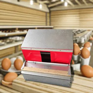 Металлический раскатной гнездовой ящик для цыплят, удобное животноводческое оборудование с откатом