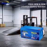 Batterie de chariot élévateur électrique au phosphate de fer et de lithium de qualité A 36V 100Ah pour transpalette autoporté avec protection contre les courts-circuits CE FCC