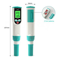 Compteur d'hydrogène de type stylo étanche Qualité de l'eau Compteur d'hydrogène dissous numérique ph mètre