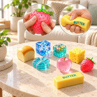 Lot de 8 jouets sensoriels anti-stress en silicone à montée lente, personnalisables, en gros, en vrac, jouets squishy