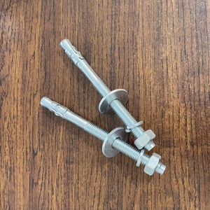 Fabrication de boulons d'ancrage en acier inoxydable M8-M24 M6 Machine de fabrication de boulons d'ancrage en acier au carbone et zinc jaune Ancre à <span class=keywords><strong>cale</strong></span> plate galvanisée en pouces - Product Image 2