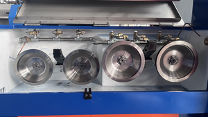 Mới nóng bán CCA Dây Vẽ máy dây chuyền sản xuất cáp chất lượng cao động cơ CE chứng nhận 380V Điện áp cực kỳ hiệu quả - Product Image 4