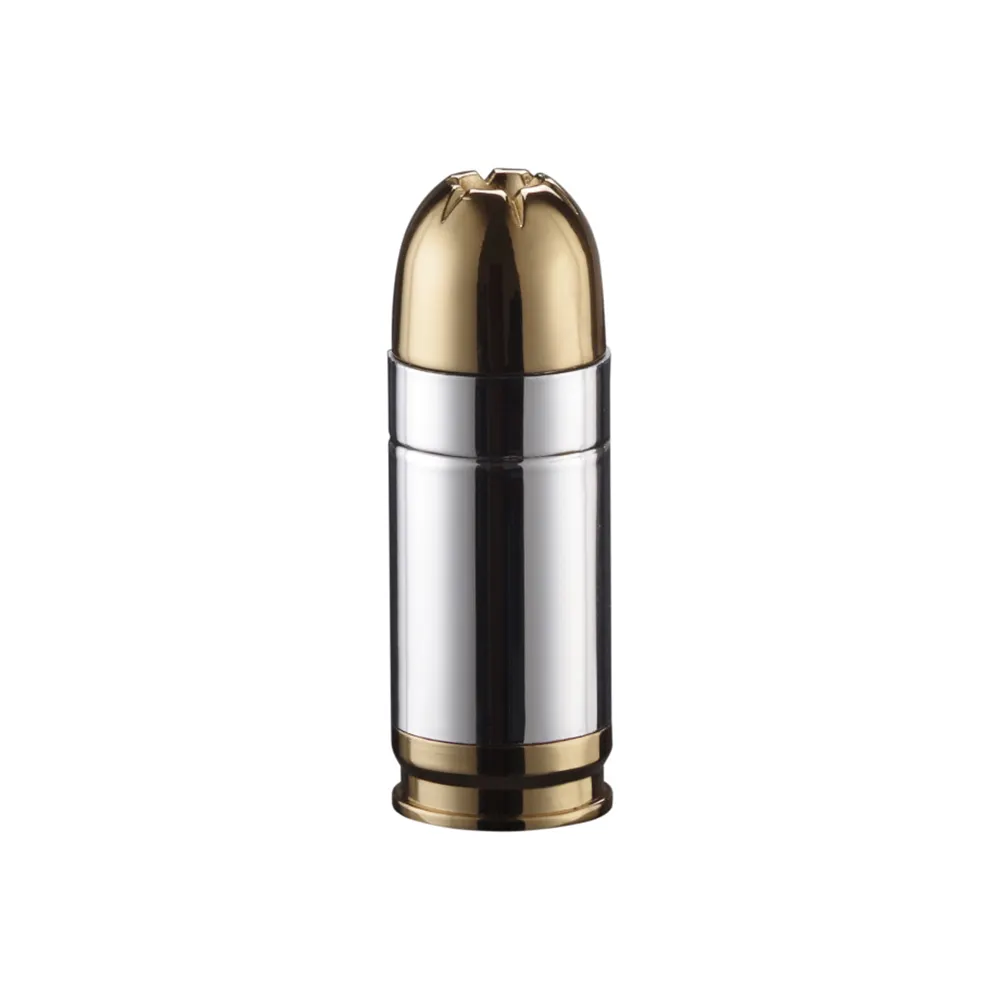Best Selling high quality Custom Logo Windproof Refillable Cigarette Lighters Premium Creative Metal Bullet Jet Torch Gas Light