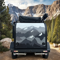 Mini camping-car d'expédition tout-terrain de luxe australien extérieur en fibre de verre RV remorque de voyage gonflable tout-terrain camping-car en aluminium