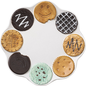 Süße koreanische handgezeichnete Kekse Muster Keramik Kaffeebecher Frühstück Becher und Platte Kekse Serie Geschirr - Product Image 6