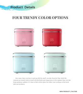 Profesional 8-14 ℃   Refrigerador para Productos de Cuidado de <span class=keywords><strong>la</strong></span> Piel con Placa Calefactora para Mascarillas, Enfriador y Calentador de Belleza Peltier de Carga Superior de 4L PT-801 - Product Image 6