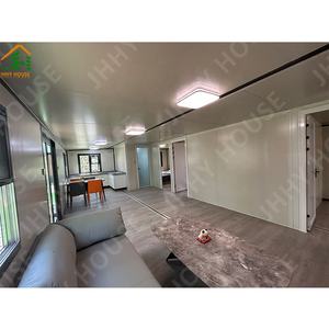 40 फीट उच्च गुणवत्ता वाला लक्जरी मोबाइल प्रीफैब एक्सटेंडेबल हाउस अस्थायी कार्यालय विस्तार योग्य कंटेनर घरों को छत के साथ - Product Image 3