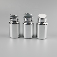 Fabrication de haute qualité ruban électrolytique 120cc bouteille de capsule en plastique bouteille de supplément en plastique bouteille de pilules avec bouchon à rabat