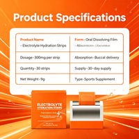 Bandes d'hydratation électrolytique en gros pour une hydratation rapide, soutien énergétique et récupération pour l'endurance sportive, bandes orales OEM ODM