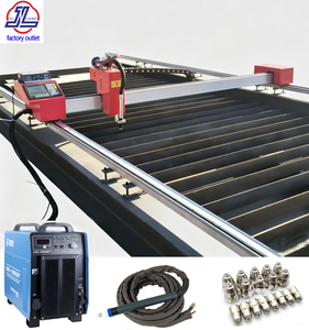 เครื่องตัดโลหะแบบพกพาขนาดเล็ก / เครื่องตัดพลาสม่า CNC แบบพกพา / เครื่องตัดพลาสม่า CNC 1500*3000 มม. พร้อมหัวตัด CNC แบบใช้เปลวไฟ - Product Image 1