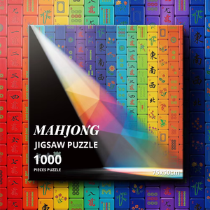 Rompecabezas de Mahjong <span class=keywords><strong>Personalizado</strong></span> con Logotipo del Fabricante, 1000 Piezas, 75x50cm, Juego Educativo para Aliviar el Estrés, Regalo Familiar para Adultos - Product Image 2