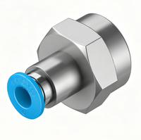 Nuevo Conector Neumático Hembra de Rosca a Presión QSF-3/8-6-B Original para Control Industrial PAC PLC RS485, Pieza para Programación PLC