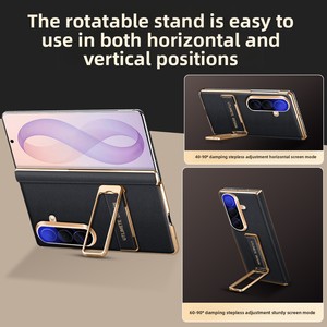 Applicable to Samsung Fold8Ultra mobile phone case wrist strap rotating bracket hinge protection <b>folding</b> <b>screen</b> mobile phonecase - Product Image 4
