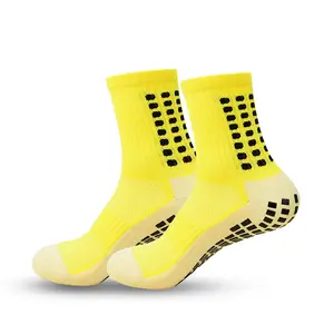 Calzino sportivo da uomo Soccer antiscivolo Ball Socken antiscivolo antiscivolo Grip Pads calzini da basket da calcio