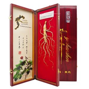 Premium Bütün Kurutulmuş <span class=keywords><strong>Ginseng</strong></span> Kökü 10g, 40cm Ahşap Hediye Kutusunda, Changbai Dağı Bitkisel Hammaddesi OEM - Product Image 3
