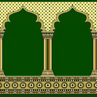 Tapis de prière personnalisé en peluche antidérapant pour mosquée, noué à la main en polyester, taille et motif personnalisables