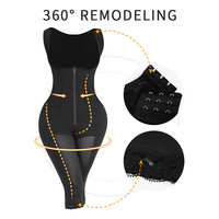 Nouveau best-seller flatteur longue longueur grande taille coupe ajustée ferme contrôle du ventre bout à bout corps façonnage complet du corps Shapewear femmes