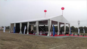 الجملة الأبيض الهندي خيمة زفاف سعر للبيع مع غطاء PVC سقف و الجوانب الألومنيوم الإطار سرادق خيمة - Product Image 2