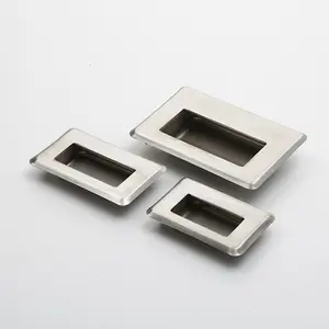 Metalen Stempelen Ss304 Industriële Hardware Kabinet Deur Pull Handvat Voor Opbergdoos