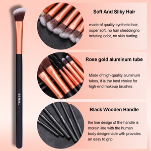 BS-MALL Oeil brosse outils de maquillage fard à paupières brosse correcteur cosmétique sourcil cils pinceau <span class=keywords><strong>eyeliner</strong></span> - Product Image 3