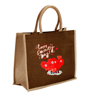 Sac de courses en jute avec logo, personnalisé, imprimé, recyclable, en tissu rose, blanc, bleu, style fourre-tout, surface soyeuse, personnalisable, en pièces - Product Image 6