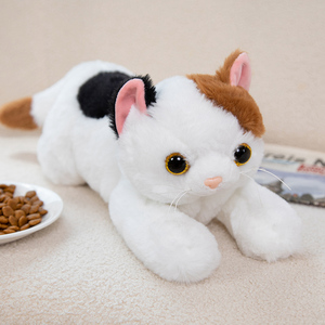 Cuscino lungo da 50CM per gatti neri con tre fiori cuscino per peluche per bambini - Product Image 2
