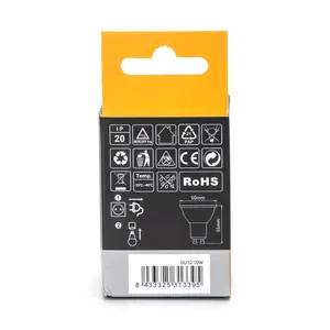 Foco LED GU10 10W 3000K, luz cálida, ideal para iluminación interior y decorativa en hogares y oficinas. - Product Image 2