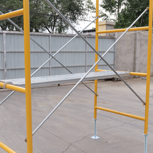 Système de <span class=keywords><strong>cadre</strong></span> d'échafaudage de Construction de modèle de système d'échafaudage à quatre barres personnalisé professionnel pour la Construction de bâtiments - Product Image 2