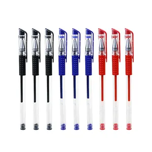 저렴한 중립 펜 재고 프로모션 0.5mm 팁 젤 잉크 펜 사용자 정의 로고 좋은 품질
