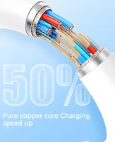 Cable de Carga Rápida de Datos USB Tipo C a Tipo C, Trenzado de Nailon, 1M 2M 3M, para Dispositivos Android y Cámaras