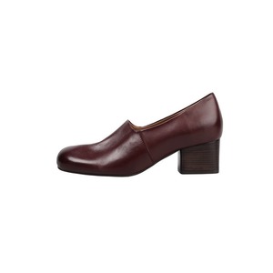 Nouvelles arrivées : Chaussures à talon moyen pour femme en cuir véritable, à bout rond, peintes, montantes, pour femmes tendance - Product Image 5