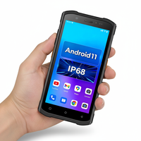 Terminal PDA portable industriel Android 11 IP68 NFC RFID 2D 4G pour entrepôt, lecteur de codes-barres, ordinateur d'inventaire