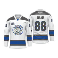 Maillot de hockey sur glace personnalisé Roiifiy, uniforme entièrement imprimé par sublimation, respirant, léger, logo personnalisé, nom, numéro, pour hommes, jeunes, entraînement