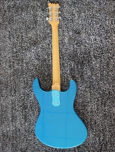 Guitare Weifang 6 cordes bleu métallisé - Product Image 5