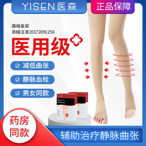 Bas de contention médicaux Medson pour femmes, noirs, fins, respirants, pour l'été, anti-varices, soutien des mollets - Product Image 4