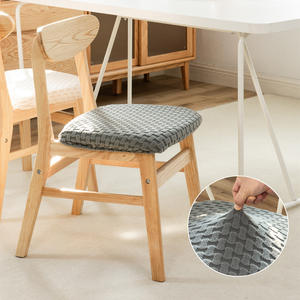 ผ้าคลุมเก้าอี้ผ้าแพรแข็งแบบมินิมอล ทรงสี่เหลี่ยม ยืดหยุ่นได้ ผ้าแจ็คการ์ด ใช้ได้กับเก้าอี้ทั่วไป เหมาะสำหรับใช้ในบ้านและสำนักงาน - Product Image 3