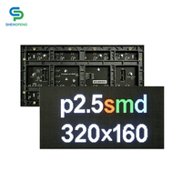 Módulo de Pantalla LED Interior de Alta Definición P2.5 a Todo Color, HUB75 128*64 Píxeles, Panel SMD RGB, Matriz LED Interior