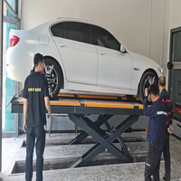 Ciseaux élévateurs robustes de 4000 kg et 1,2 m, élévateur automobile de 4 tonnes pour atelier de réparation automobile