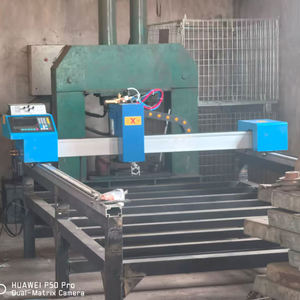 CNC Plasma Cutting Machine - <b>Mini</b> Portable Plasma Cutter with Small Cutting Table for Steel Pipe Processing - Product Image 3