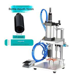 Taponadora de tornillo de vacío neumática comercial para botellas de vidrio <span class=keywords><strong>Ideal</strong></span> para whisky, salsa de soja, etc. - Product Image 3