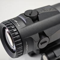 Hunting Optic Sight 3X22mm Fixed 3X Magnifier Scope Quick Release Mount Aluminum Alloy Compatible Red Dot Sight Combination
