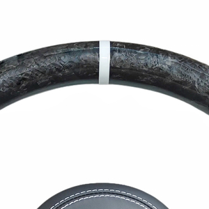 พวงมาลัยคาร์บอนไฟเบอร์ปลอมแปลงใช้สำหรับ Mercedes AMG GT CL CLS CLA E C class ML SL W176 W177 W211 W212 W218 W221 W222 - Product Image 3