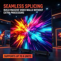 Solución de Pantalla LED Portátil de 1280*1920 mm, 6 Unidades, Sin Necesidad de Procesador Externo, Opciones de Altavoces Integrados, Control por Aplicación Móvil
