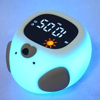 Jam Alarm Anak, Jam Pelatihan Tidur Balita Dengan Lampu Malam, Mesin Suara, Ide Hadiah untuk Anak Balita Laki-laki Perempuan