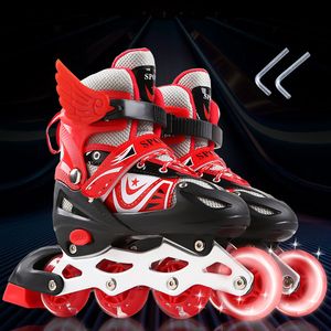 <span class=keywords><strong>Patines</strong></span> en línea <span class=keywords><strong>para</strong></span> <span class=keywords><strong>niñas</strong></span> y niños, alta calidad, con luz, venta al por mayor - Product Image 4