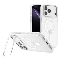Coque de téléphone magnétique à dégradé de couleur pour iPhone 18 17 Pro, coque de téléphone montée sur cadre pour iPhone 16 Plus 15 14 13