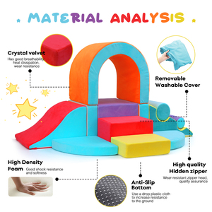 Bloques de Espuma para Escalar, 12 Piezas, Cómodos, para Niños Pequeños, Bloques de Construcción de Espuma Suave - Product Image 2
