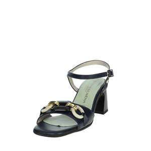 Sandales à talons pour femmes Donna <span class=keywords><strong>Serena</strong></span>, bleu marine, cuir, bride à la cheville, talon bloc - Product Image 6