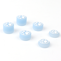 6 en 1 Capuchons de joystick en silicone lumineux en forme de griffe de chat pour manettes Nintendo Switch/PS5/PS4/Xbox ONE S
