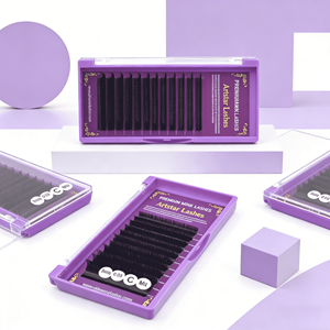 <span class=keywords><strong>Cils</strong></span> individuels faits à la main en PBT coréen noir mat, certifiés ISO/CE, fournitures d'extensions <span class=keywords><strong>de</strong></span> <span class=keywords><strong>cils</strong></span>, plateaux <span class=keywords><strong>de</strong></span> marque privée - Product Image 5